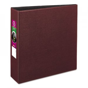 Avery Durable Binder with Slant Rings, 11 x 8 1/2, 3", Burgundy AVE27652 27652