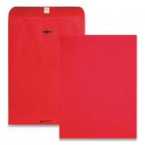 Quality Park Fashion Color Clasp Envelope, 9 x 12, 28lb, Red, 10/Pack QUA38734
