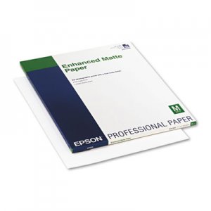 Epson Ultra Premium Matte Presentation Paper, 17 x 22, White, 50/Pack EPSS041908 S041908