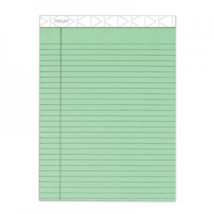 TOPS Prism Plus Colored Legal Pads, 8 1/2 x 11 3/4, Green, 50 Sheets, Dozen TOP63190 63190