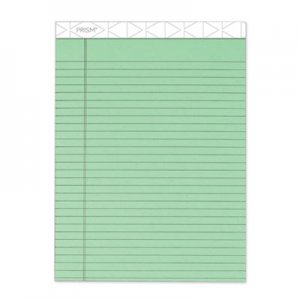 TOPS Prism Plus Colored Legal Pads, 8 1/2 x 11 3/4, Green, 50 Sheets, Dozen TOP63190 63190