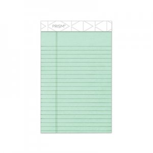 TOPS Prism Plus Colored Legal Pads, 5 x 8, Green, 50 Sheets, Dozen TOP63090 63090