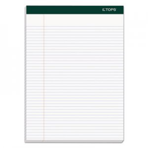 TOPS Double Docket Ruled Pads, 8 1/2 x 11 3/4, White, 100 Sheets, 4 Pads/Pack TOP99612 99612