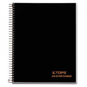 TOPS JEN Action Planner, Ruled, 8 1/2 x 6 3/4, White, 84 Sheets TOP63827 63827
