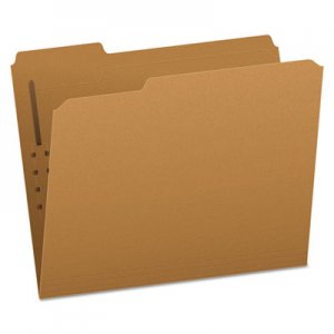 Pendaflex Kraft Fastener Folders, 1 Fastener, 1/3 Cut Tabs, Letter, 50/Box PFXFK211 FK211