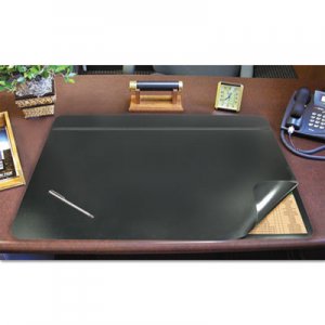 Artistic Hide-Away PVC Desk Pad, 24 x 19, Black AOP48041S 48041S