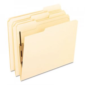Pendaflex Folders with One Bonded Fastener, 1/3 Cut Top Tab, Letter, Manila, 50/Box PFXM13U1 M13U1