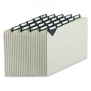 Pendaflex Steel Top Tab Recycled Guides, Alpha, 1/5 Tab, Pressboard, Letter, 25/Set PFXMTN925 MTN925