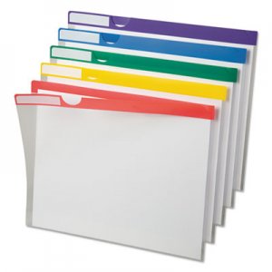 Pendaflex Clear Poly Index Folders, Letter, Assorted Colors, 10/Pack PFX50981 50981EE