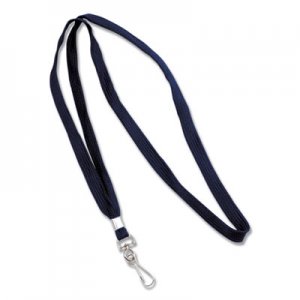 Advantus Deluxe Lanyards, J-Hook Style, 36" Long, Blue, 24/Box AVT75426 75426