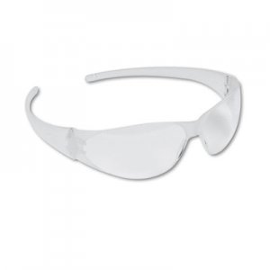 MCR Safety Checkmate Wraparound Safety Glasses, CLR Polycarb Frm, Uncoated CLR Lens, 12/Box CRWCK100 CK100