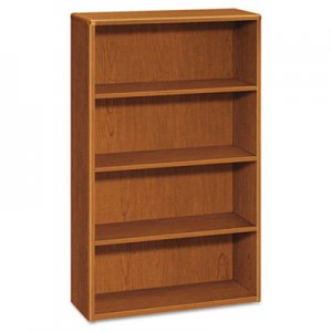HON 10700 Series Wood Bookcase, Four Shelf, 36w x 13 1/8d x 57 1/8h, Bourbon Cherry HON10754HH H10754