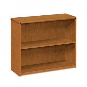 HON 10700 Series Wood Bookcase, Two Shelf, 36w x 13 1/8d x 29 5/8h, Bourbon Cherry HON10752HH H10752