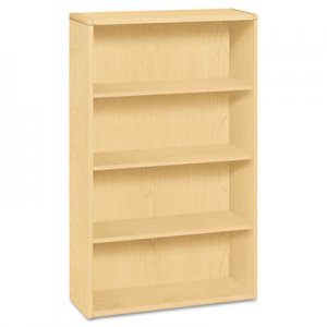 HON 10700 Series Wood Bookcase, Four Shelf, 36w x 13 1/8d x 57 1/8h, Natural Maple HON10754DD H10754