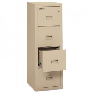 FireKing Turtle Four-Drawer File, 17 3/4w x 22 1/8d, UL Listed 350 for Fire, Parchment FIR4R1822CPA 4R1822CPA