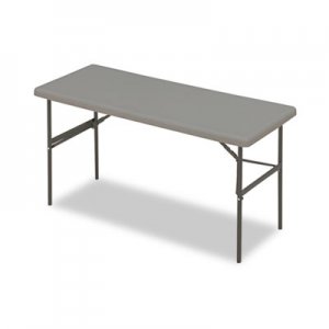 Iceberg IndestrucTables Too 1200 Series Folding Table, 60w x 24d x 29h, Charcoal ICE65377 65377