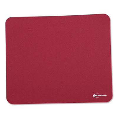 Innovera Latex-Free Synthetic Rubber Mouse Pad, Burgundy IVR52445