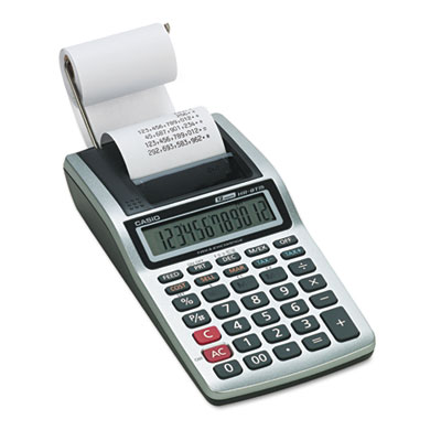 Casio HR-8TM Handheld Portable Printing Calculator, Black Print, 1.6 Lines/Sec CSOHR8TM HR8TM