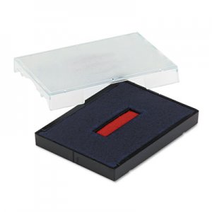 Identity Group Trodat T4727 Dater Replacement Pad, 1 5/8 x 2 1/2, Blue/Red USSP4727BR P4727BR