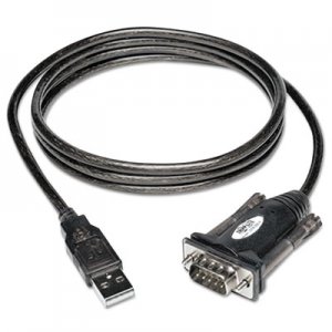 Tripp Lite USB to Serial Adapter Cable (USB-A to DB9 M/M), 5-ft TRPU209000R U209-000-R