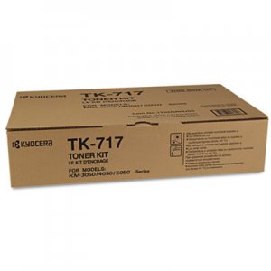 Kyocera TK717 Toner, 34000 Page-Yield, Black KYOTK717 TK717