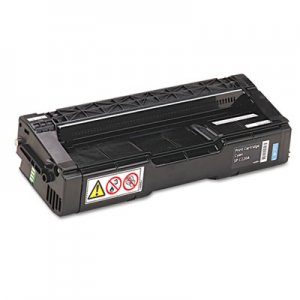 Ricoh 406047 Toner, 2000 Page-Yield, Cyan RIC406047 406047