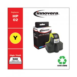 Innovera Remanufactured C8773WN (02) Ink, Yellow IVR73WN