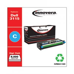 Innovera Remanufactured 310-8379 (3115) High-Yield Toner, Cyan IVRD3115C