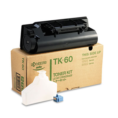 Kyocera TK60 Toner, 20000 Page-Yield, Black KYOTK60 TK60