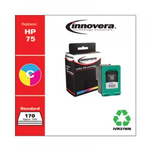 Innovera Remanufactured CB337WN (75) Ink, Tri-Color IVR37WN