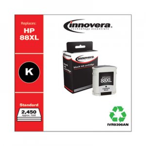 Innovera Remanufactured C9396AN (88XL) High-Yield Ink, Black IVR9396AN