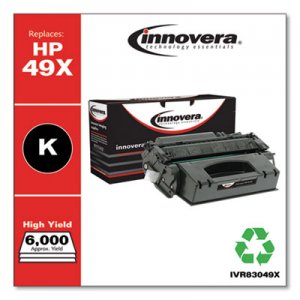 Innovera Remanufactured Q5949X (49X) High-Yield Toner, Black IVR83049X