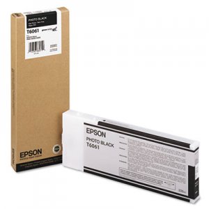 Epson T606100 (60) Ink, Photo Black EPST606100 T606100