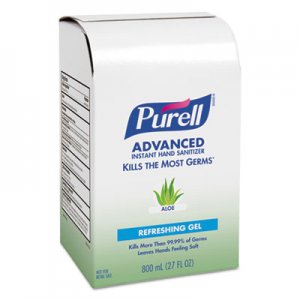 PURELL Instant Hand Sanitizer 800mL Refill, Aloe, 12/Carton GOJ9637 9637-12