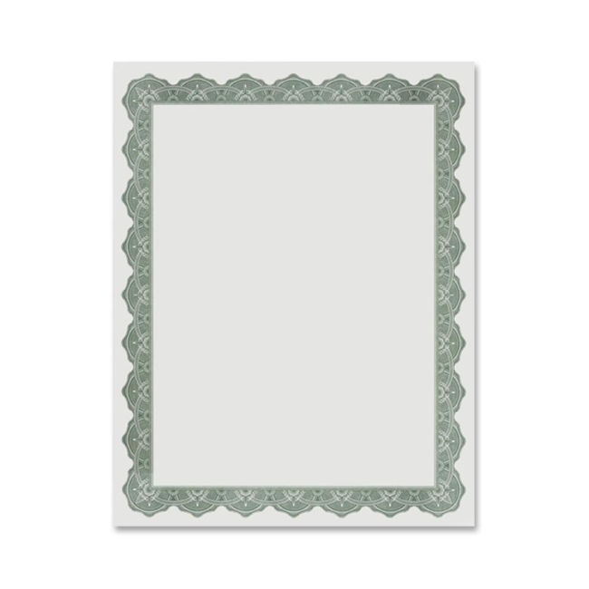 Geographics Blank Award Parchment Certificate 39452 GEO39452