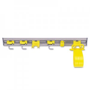 Rubbermaid Commercial Closet Organizer/Tool Holder, 34" Width, Gray RCP199300GY FG199300GRAY