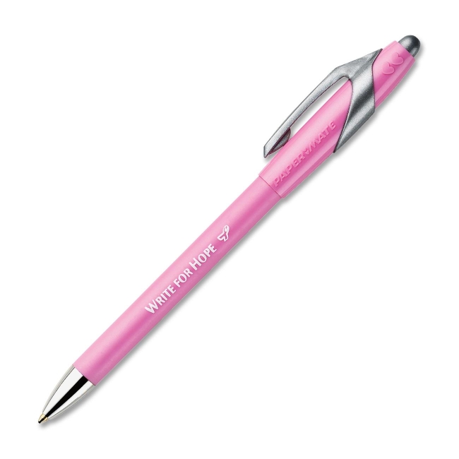Paper Mate Flexgrip Elite Pink Ribbon Retractable Pen 70672 PAP70672