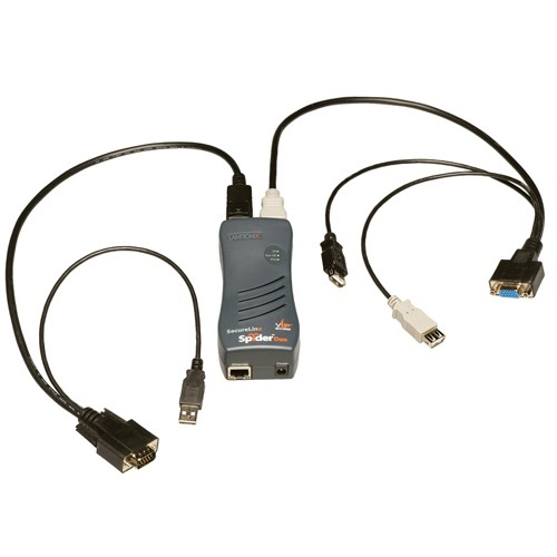 Lantronix SecureLinx KVM Switch SLSLP400USB-01 SpiderDuo