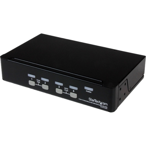 StarTech.com 4 Port 1U Rack Mount USB KVM Switch with OSD SV431DUSBU