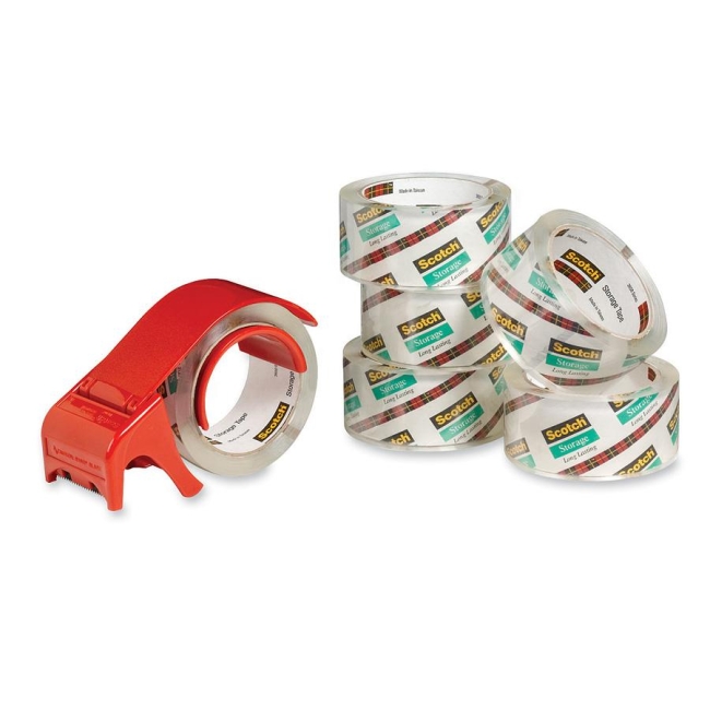 3M Scotch Mailing and Storage Tape with Dispenser 36506DP3 MMM36506DP3