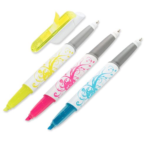 3M Post-it Flag Pen and Highlighter 691-HLP3 MMM691HLP3