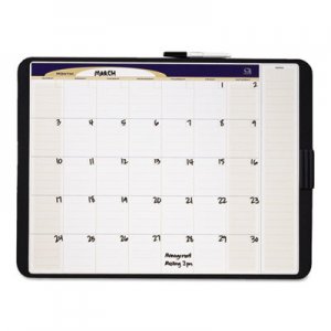 Quartet Tack & Write Monthly Calendar Board, 23 x 17, White Surface, Black Frame QRTCT2317 CT2317