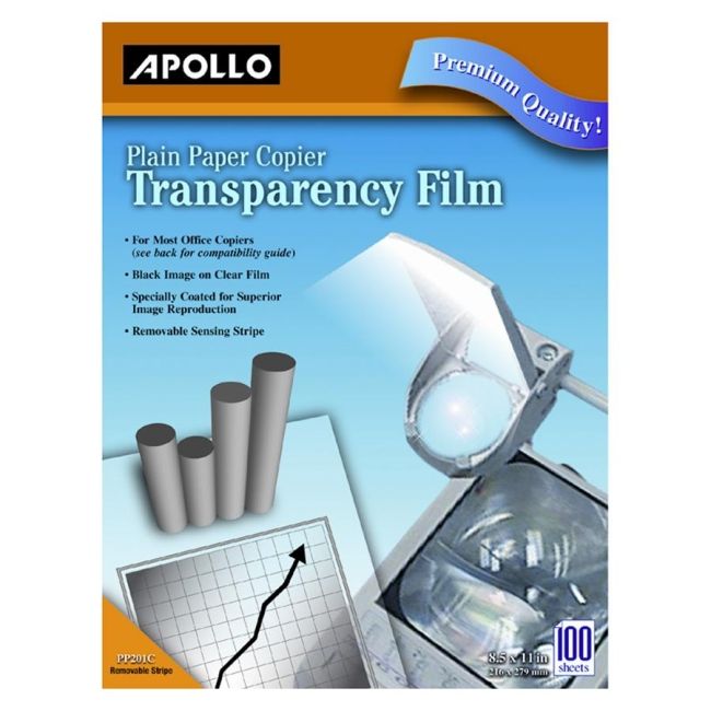 ACCO Plain Paper Copier Transparency Film PP100C