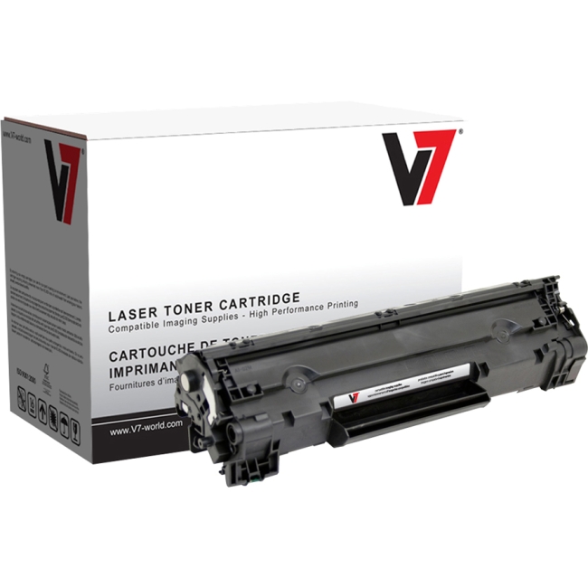 V7 Black Toner Cartridge For HP LaserJet M1120, M1522, M1522N, M1522N MFP, M1522 V736A