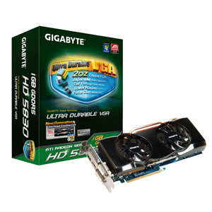 Gigabyte Radeon Radeon HD 5830 Graphics Card GV-R583UD-1GD