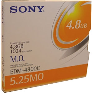 Sony 5.25" Magneto Optical Media EDM4800CWW