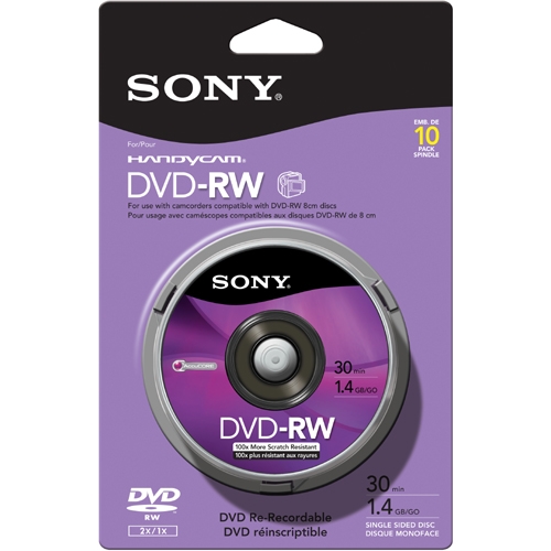 Sony 2x DV-RW Media 10DMW30RS2H