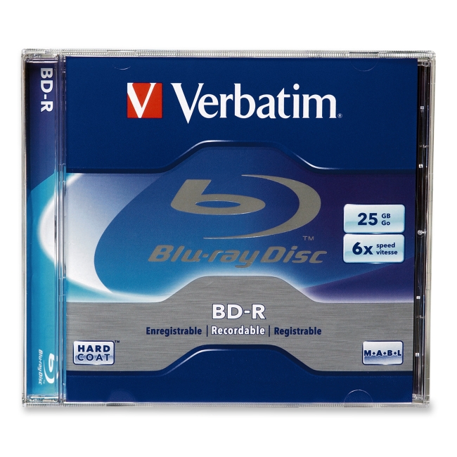 Verbatim Blu-ray Recordable BD-R 6x Disc 96910