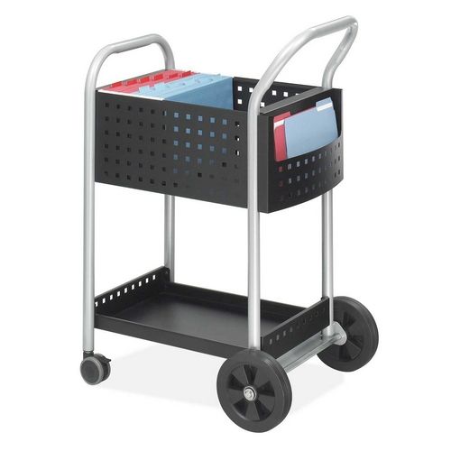 Safco Scoot Mail Cart 5238BL SAF5238BL