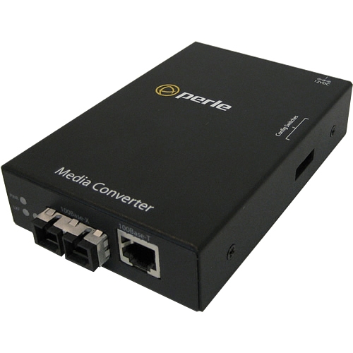 Perle Fast Ethernet Stand-Alone Media Converter 05050214 S-100-M2SC2